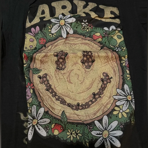 Market Rework Smiley Face Tee - Picture 2 of 5